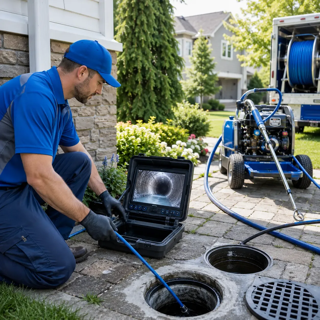 Outdoor drain cleaning professionals serving Hanover, NH